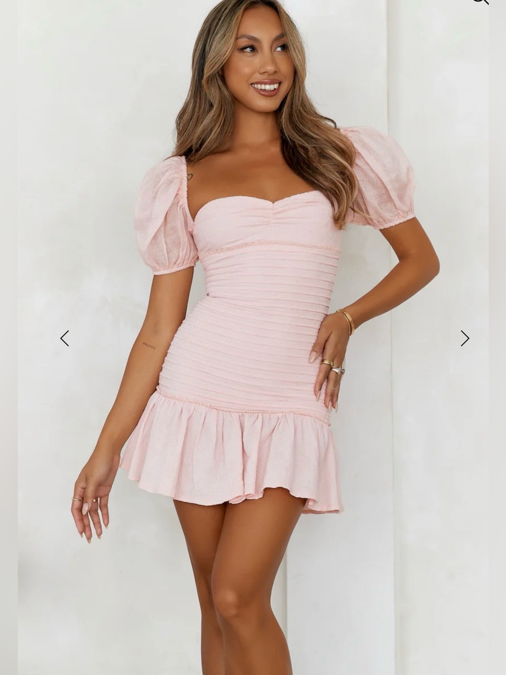 Hello Molly St. Cloud Pink Mini Dress size M- sold out online!